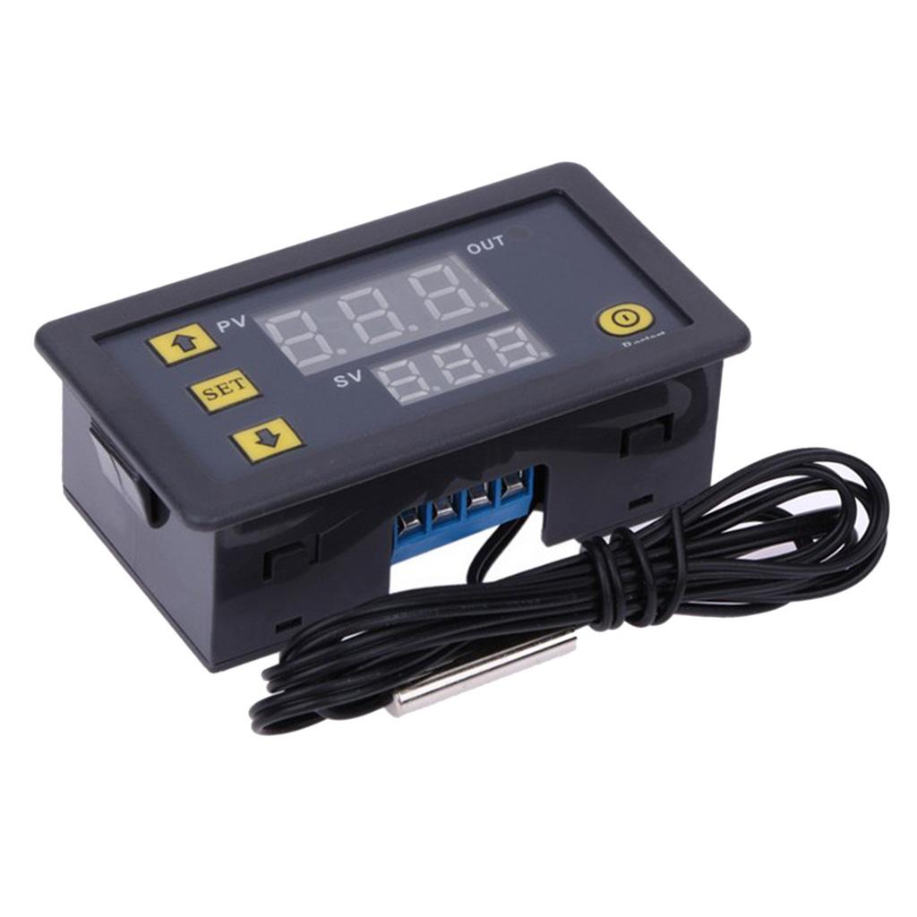 LED Digital Temperature Controllor Temp Control Sensor Thermostat 24V