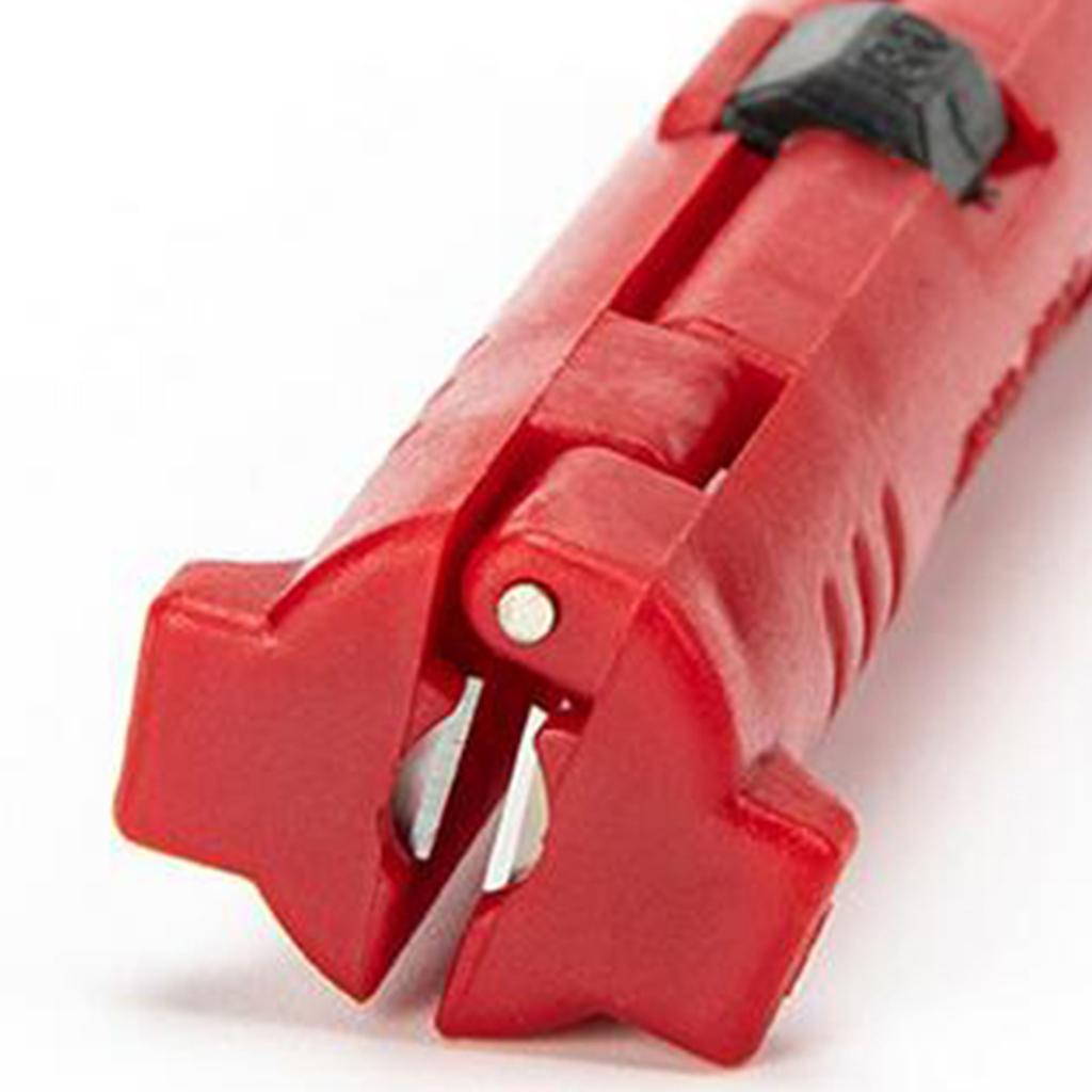 Electric Wire Stripper Pen Rotary Coaxial Wire Cable Cutter Pliers  Red