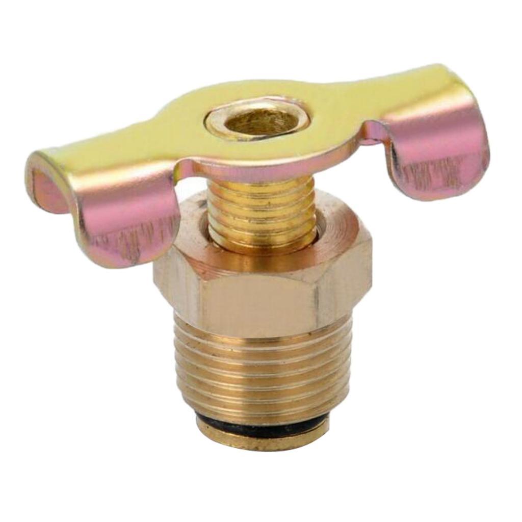 Brass Air Compressor Tank Petcock 3/8 NPT