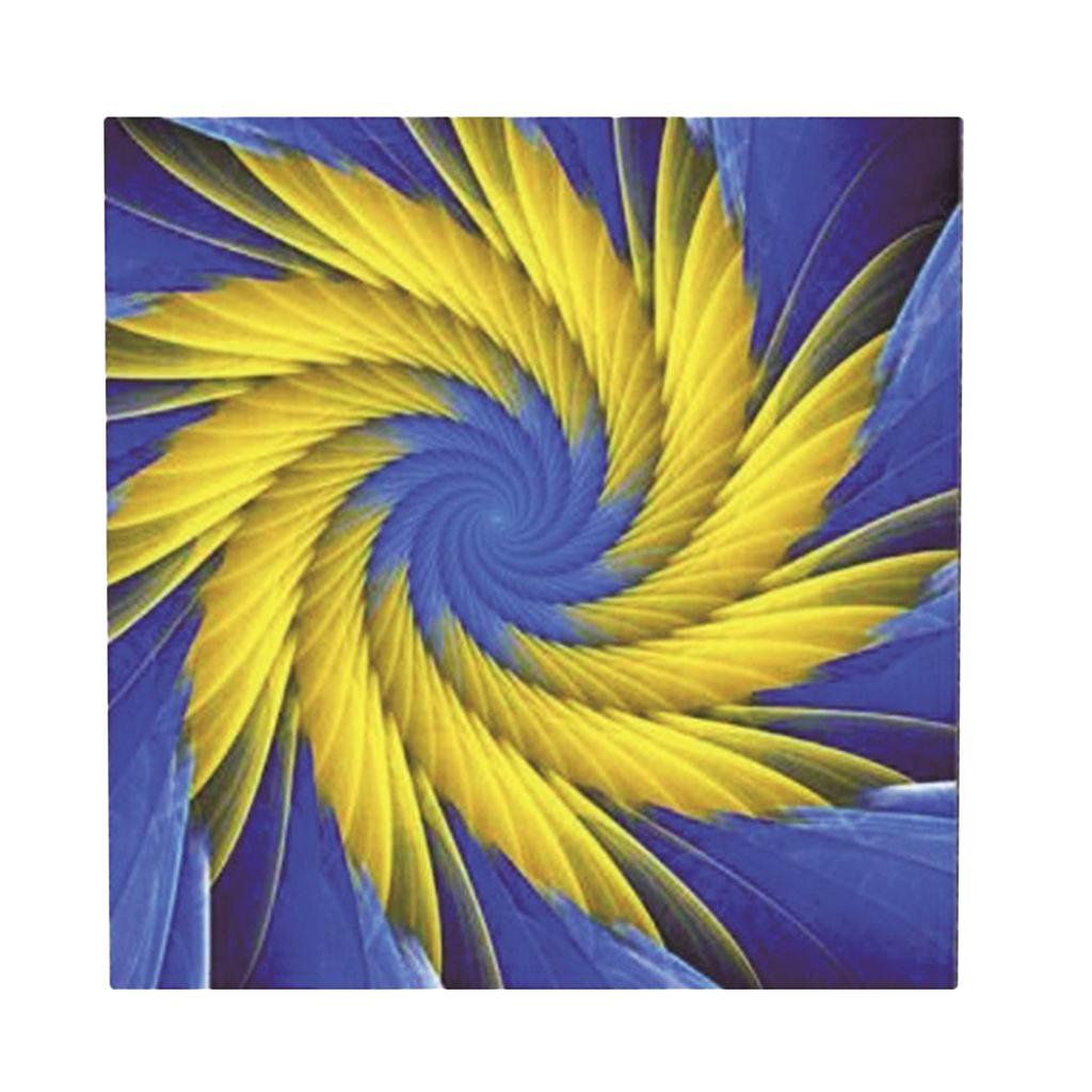 Fantasy Flower DIY Diamond Embroidery Painting Cross Stitch Kit Yellow