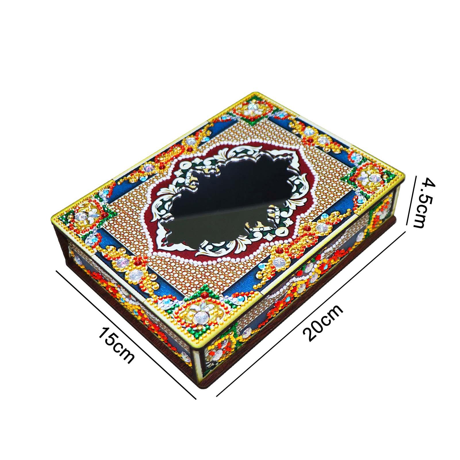 Diamond Painting Box Handmade Trinket Box Jewelry Organizer Storage Boxes StyleE