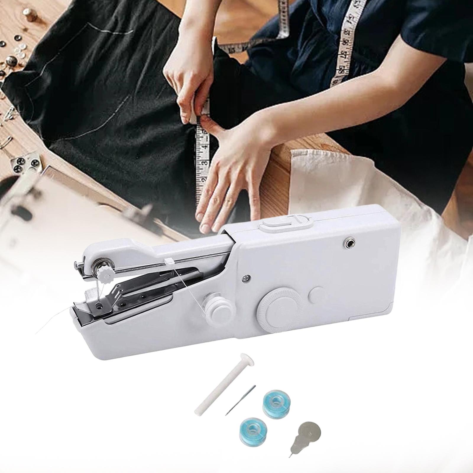 Handheld Sewing Machine Manual Sewing Machine Useful Electric Sewing Machine White