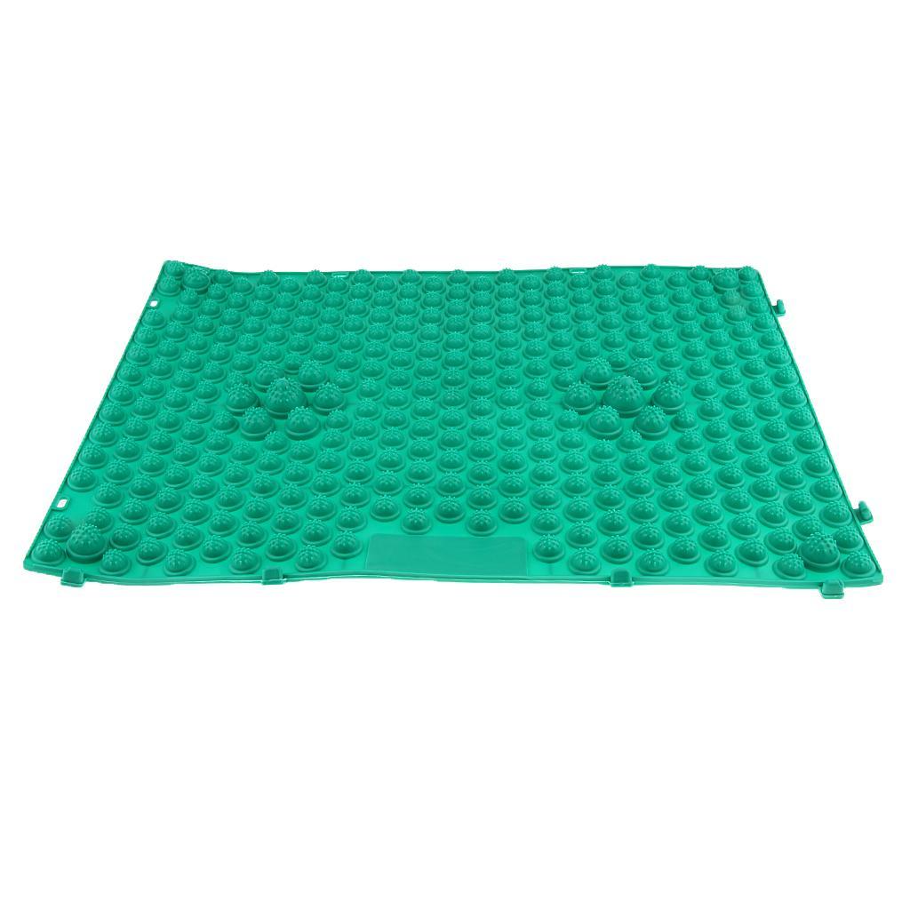 Adult Reflexology Acupuncture Foot Massage Pad Toe Pressure Plate Mat Green