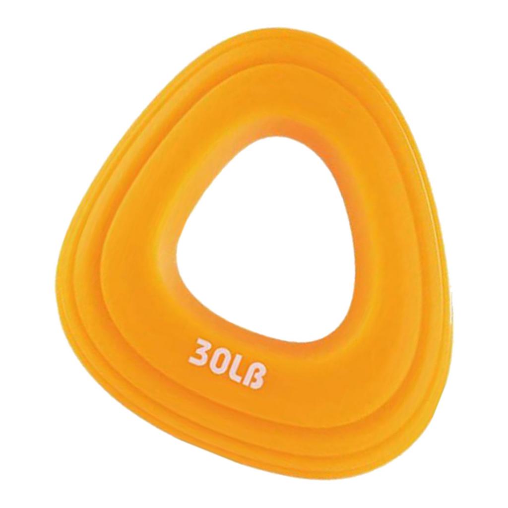 30LB Hand Strength Finger Grip Muscle Power Training Ring Exerciser Orange