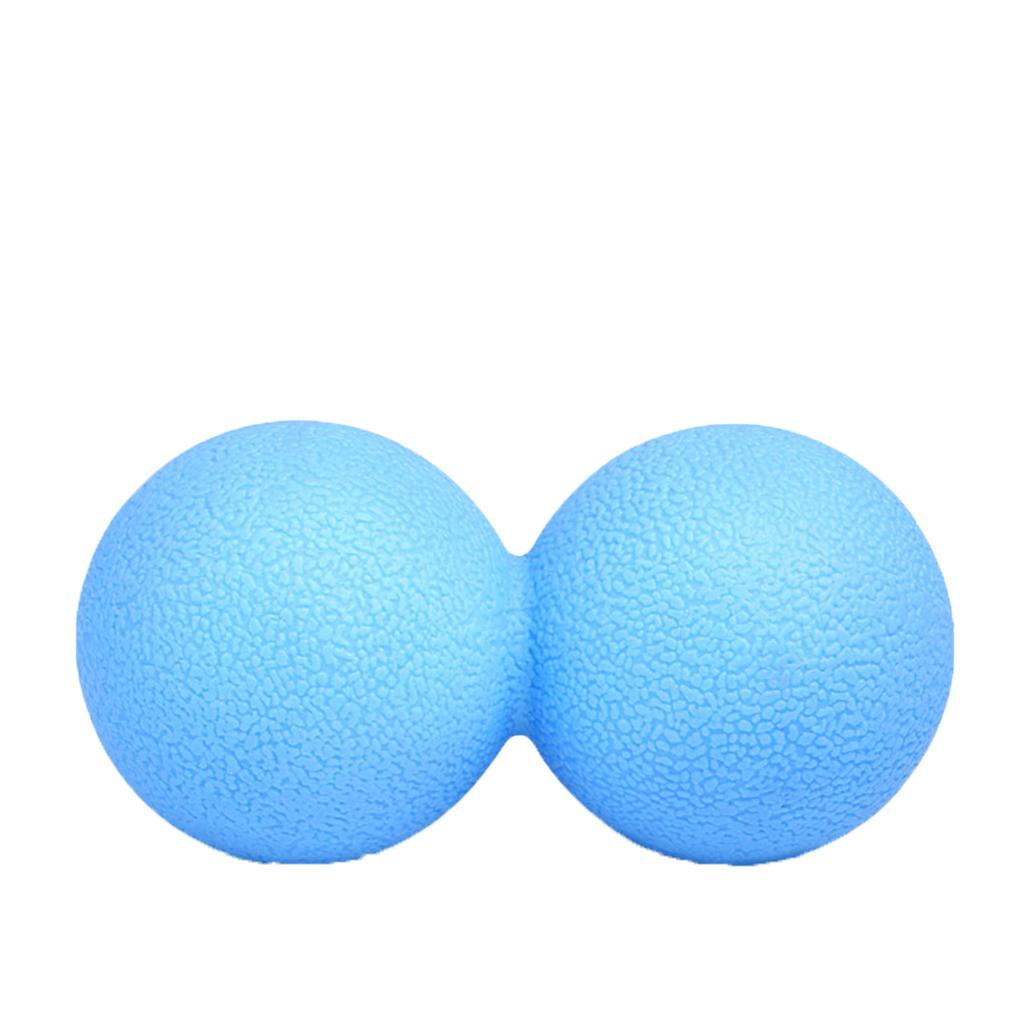 TPE Gym Fitness Muscle Massage Ball Point Pain Release Blue  Peanut Ball