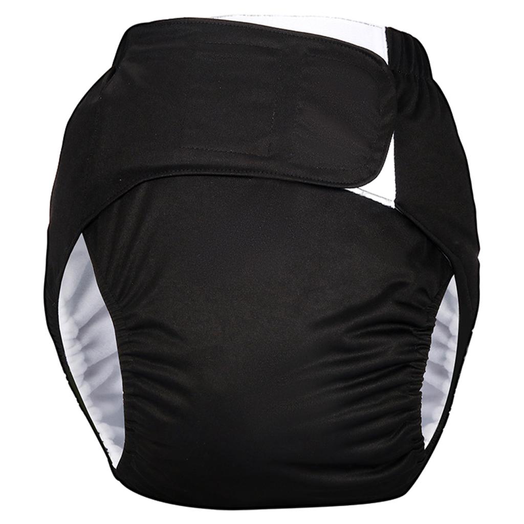 Adult Diaper Pants Black