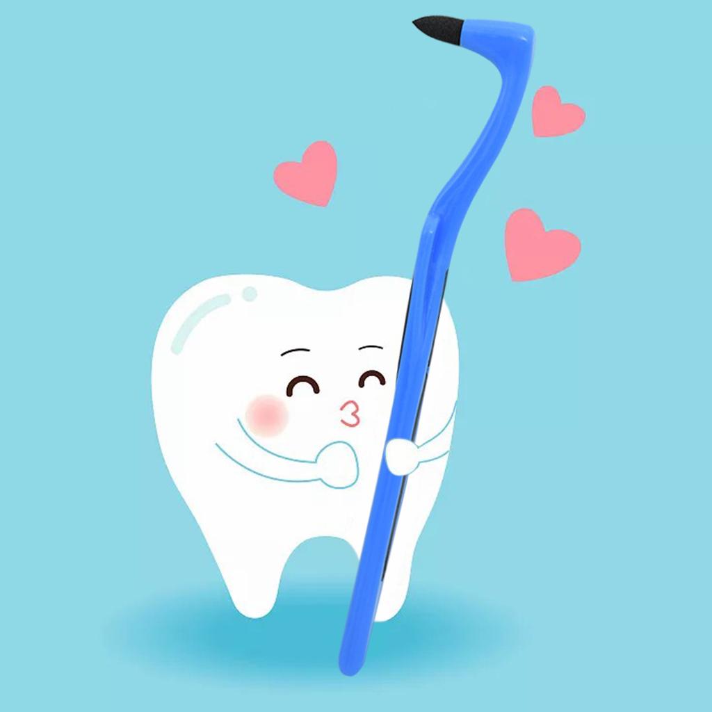 Portable Tooth Scaler Tooth Calculus Tool Stains Remover Oral Cleaner Blue