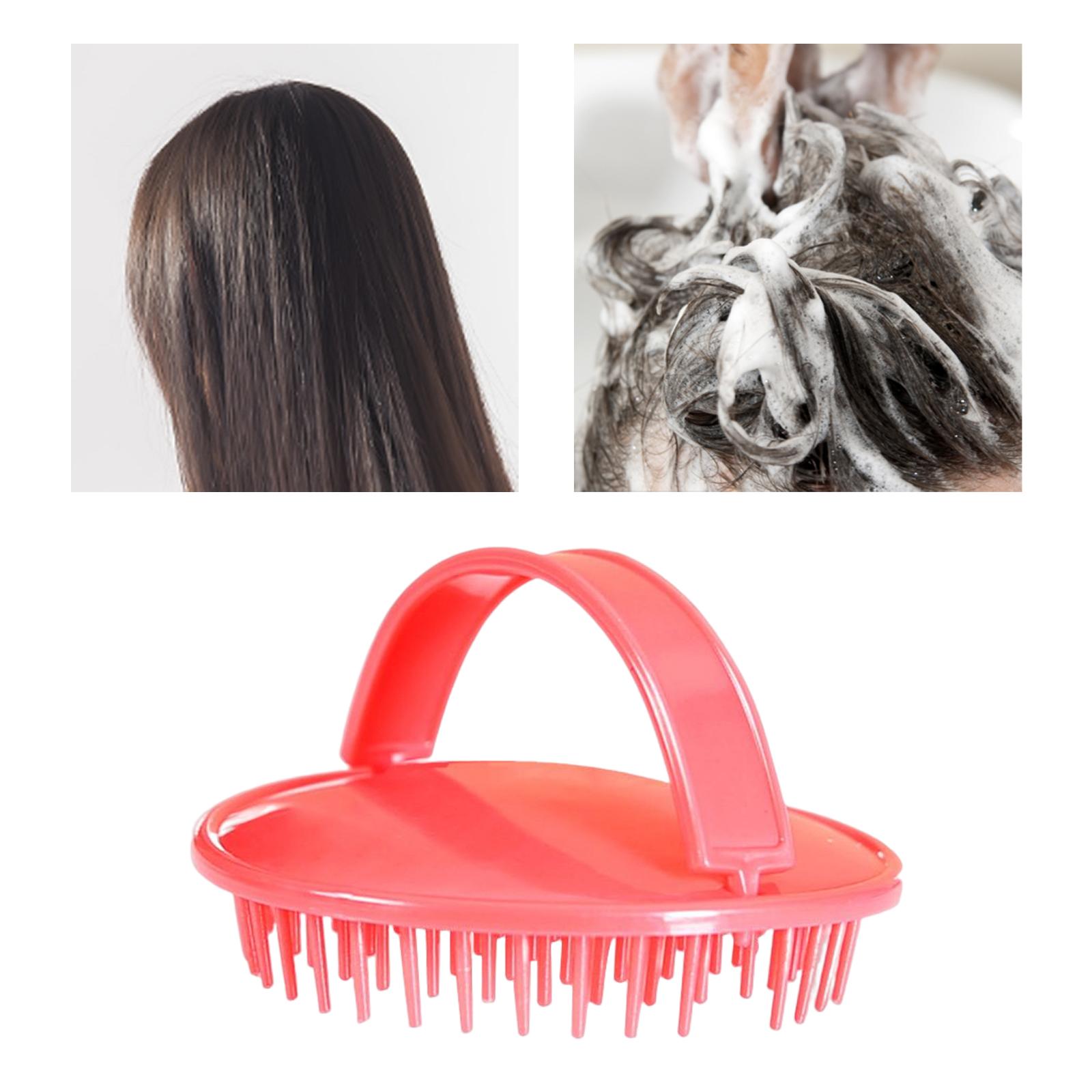 Professional Weaving Comb with Shampoo Brush  Comb Red Brush