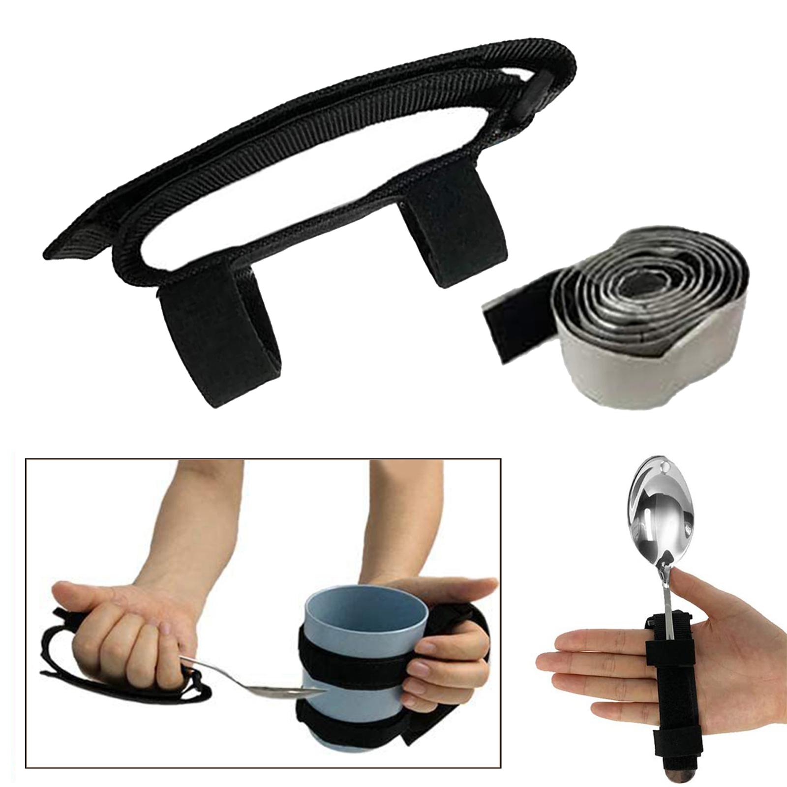 Utensil Holders Hand Straps Cuff Eating Assistance for Elderly Dining Scoop