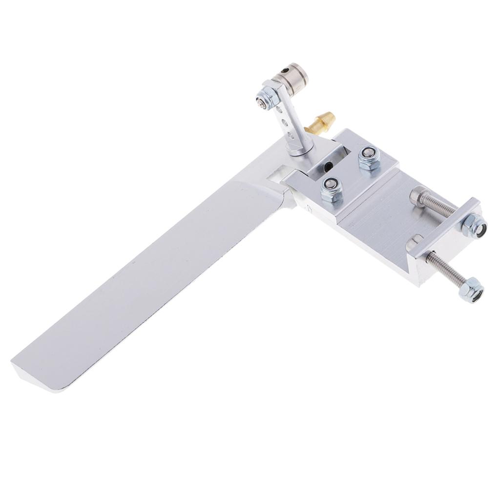 2pcs Aluminum Alloy 95mm RC Boat Rudder Water Pickup Absorbing Steering