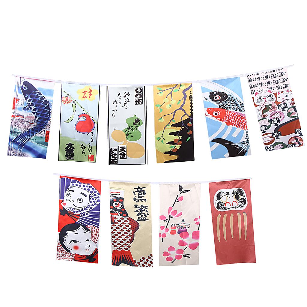 Japanese Style Bunting Flags