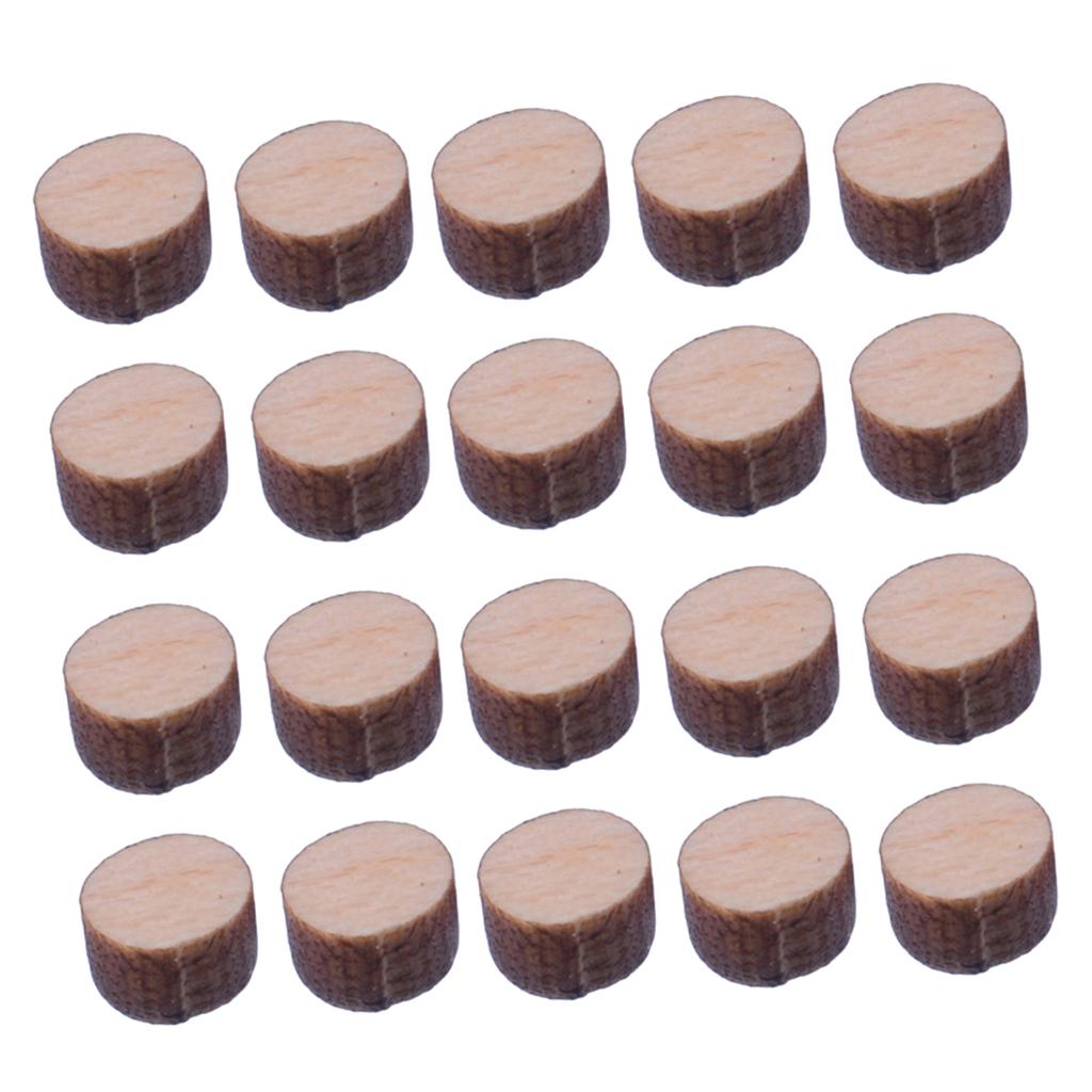 2xWood Electric Guitar Fingerboard Fretboard Dots Marker Maple