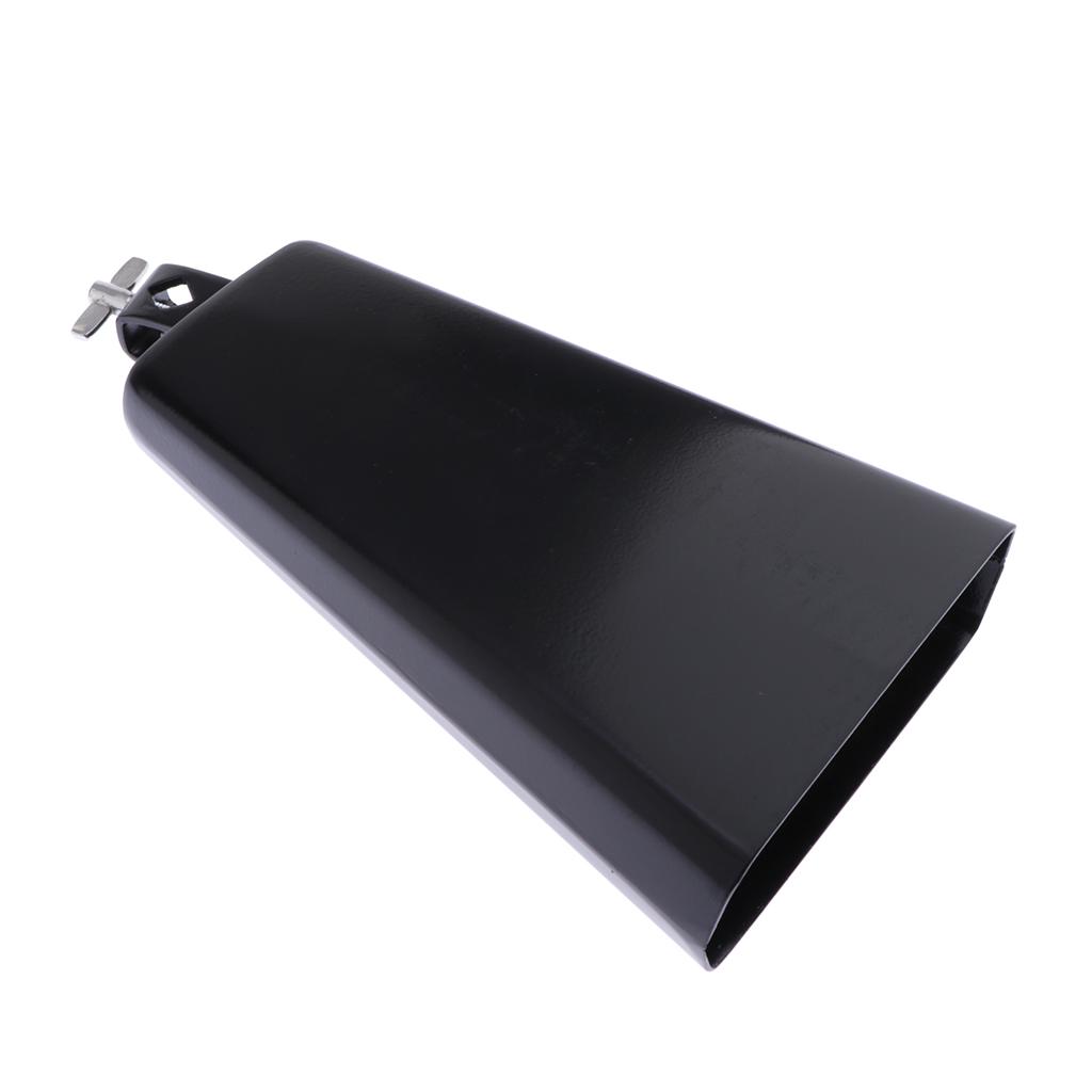 Cow Bell Noise Makers Musical Hand Percussion Cowbell for Drum Set Black  V6Y4