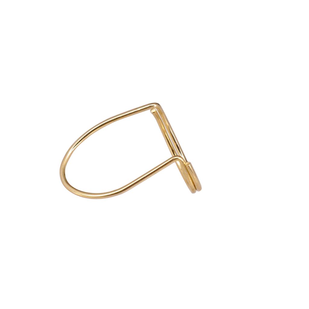 3x4x Metal Finger Picks Plectrum Thumb Pick fo Ukulele Bass Guitar Gold