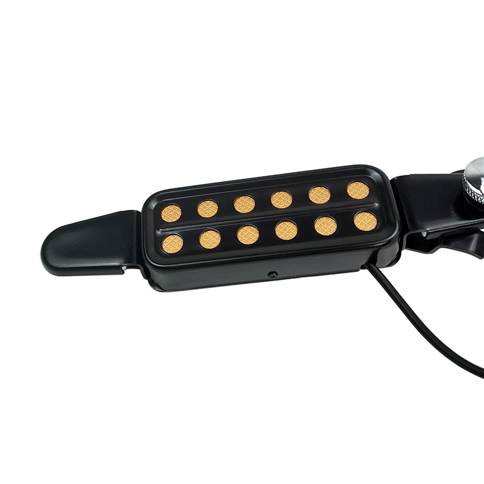 Guitar Pickup Clip On Preamplifier for Acoustic Guitar Metal String Guitar