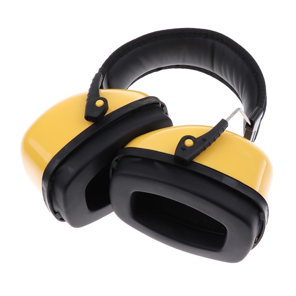 Study Sleeping Ear Defenders Earmuffs Hearing Protection  Yellow