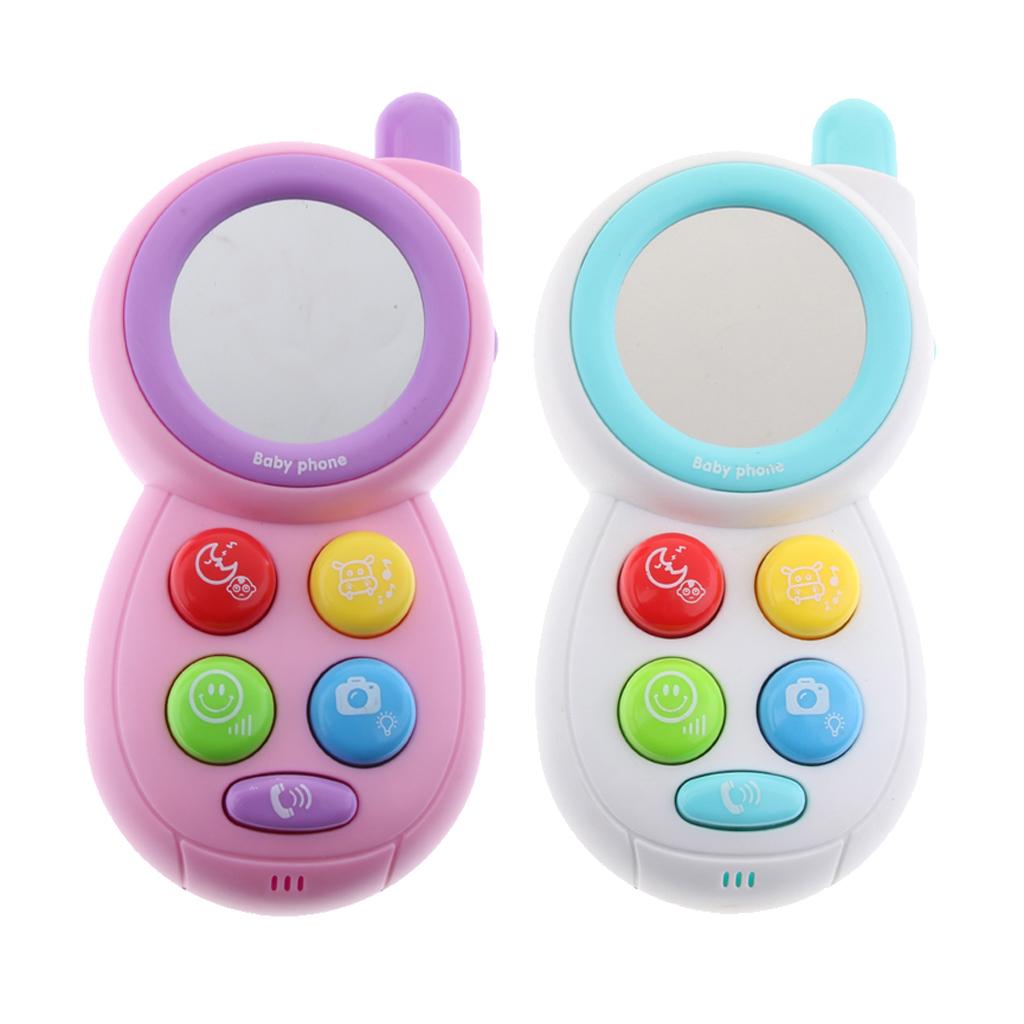 Baby Learning Musical Sound Mobile Phone Children Educational Toy Pink