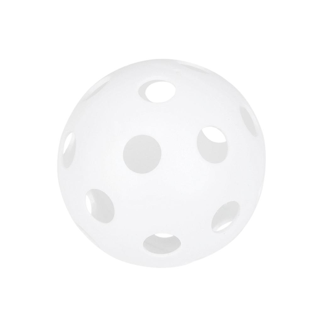 Sports Perforated Practice Baseball Plastic Animal Training Ball White