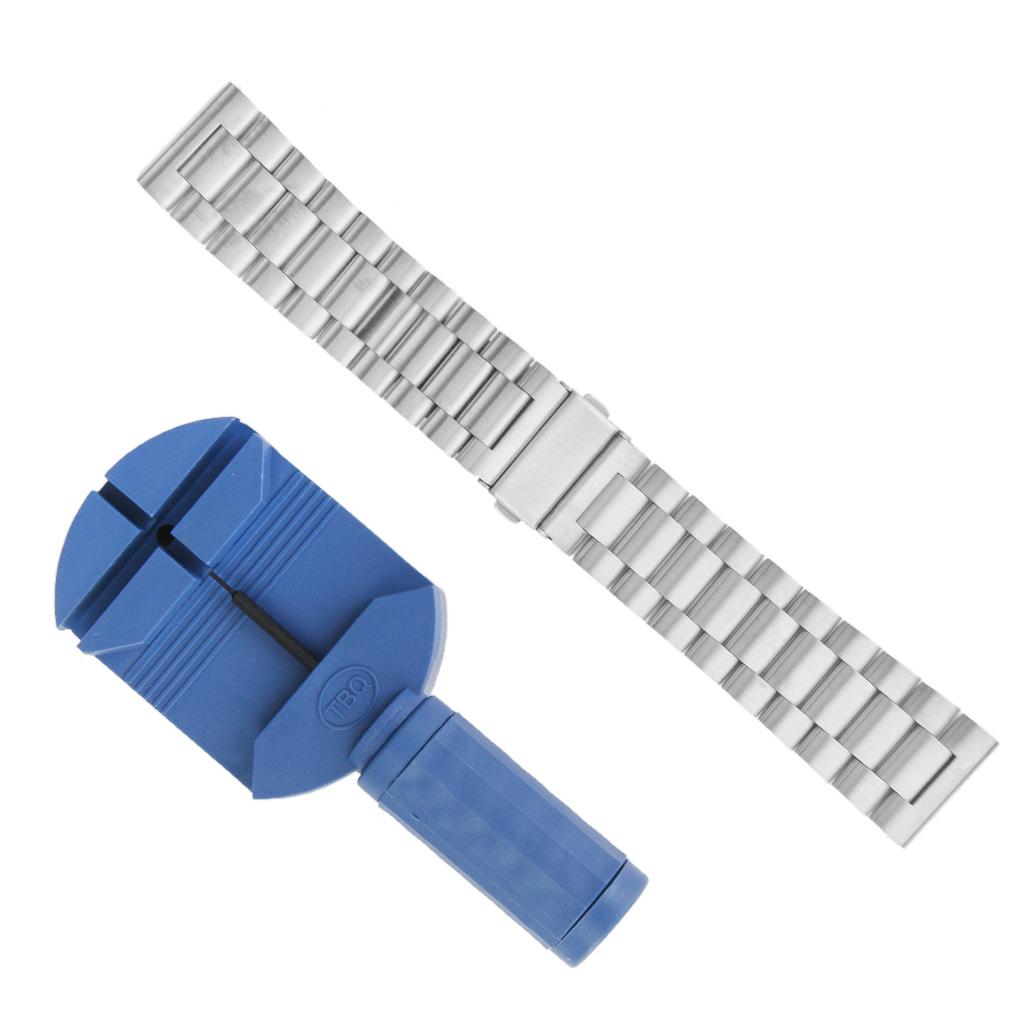 24mm Stainless Steel Watch Band Replacement For 42mm Apple Watch Silver