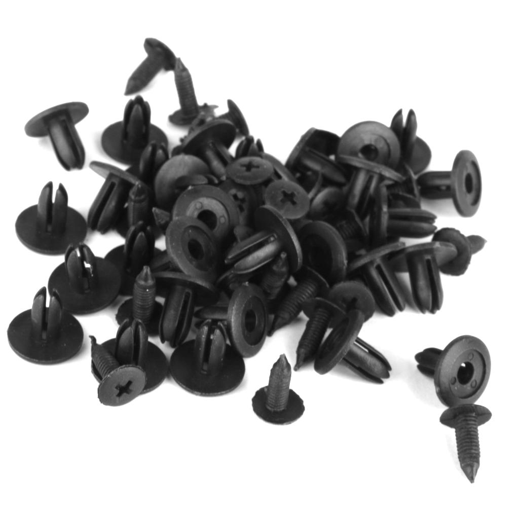 Pack of 30 Nylon Screw Fasteners Retainers Clip 6mm Hole for GM 90467-06017