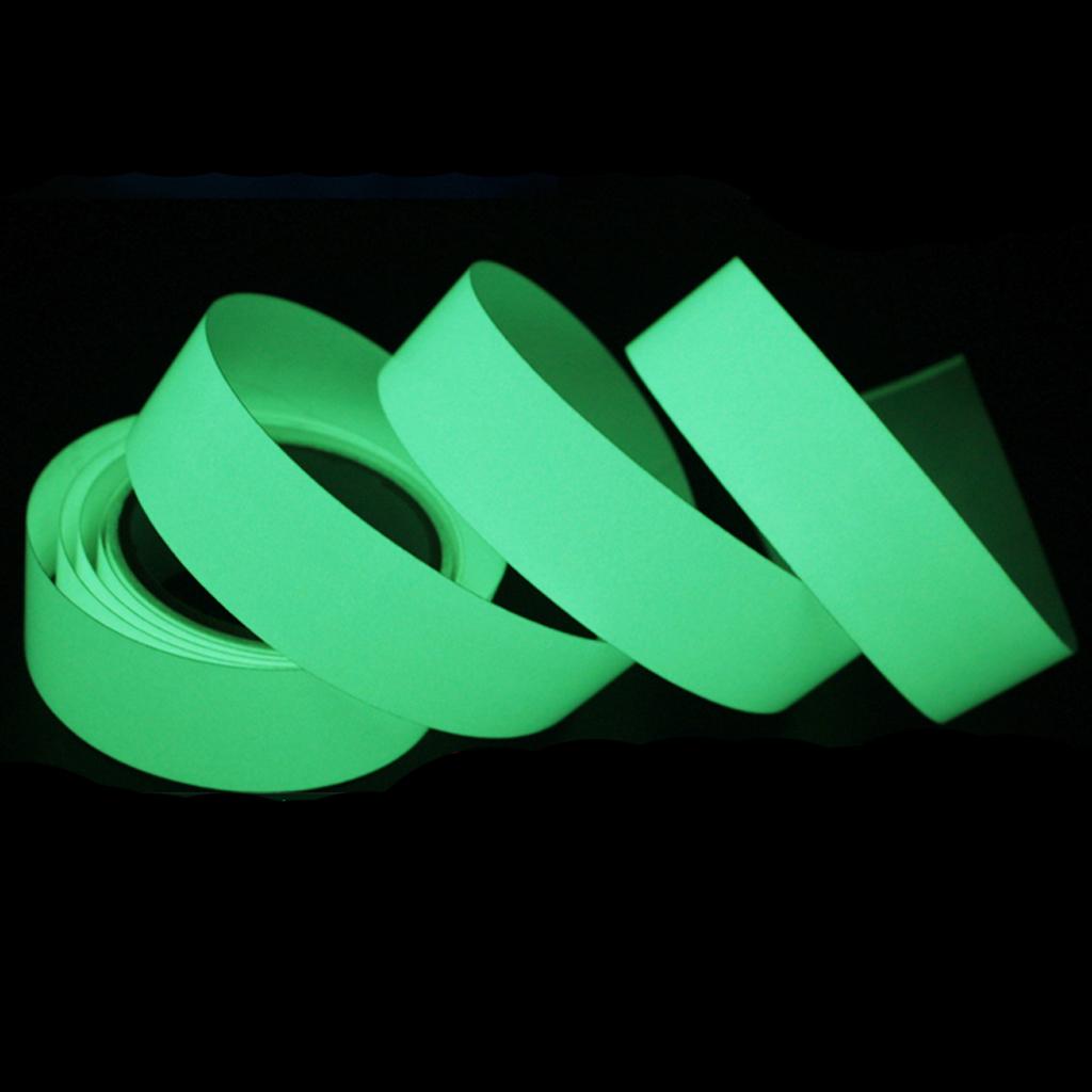 Luminous green glow in the dark self adhesive sticker dark tape Safety Maker