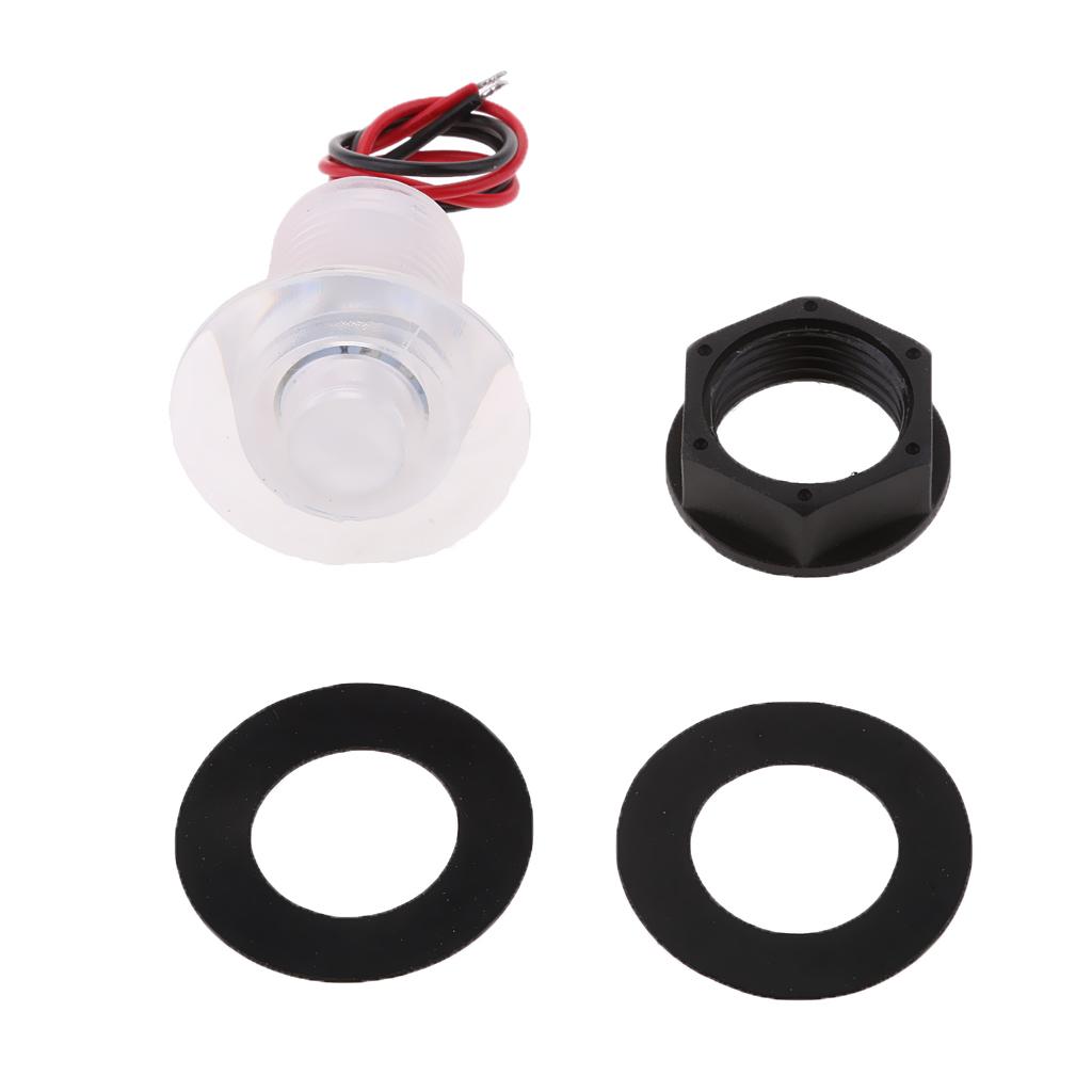 12V 5W Boat Livewell Courtesy Stair LED Light Lamp Waterproof Blue +White