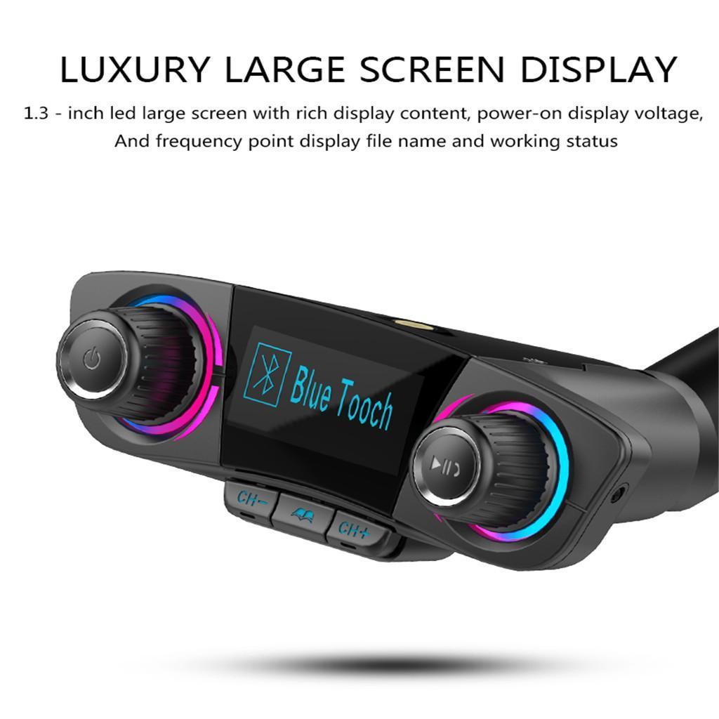 Auto Car Charger MP3 Player Bluetooth FM Transmitter