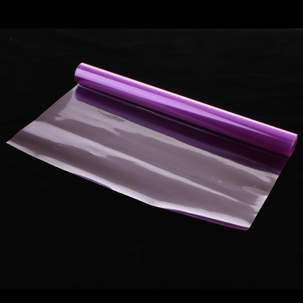 Fog Light Protector Sticker Headlights Vinyl Film Glossy  Purple