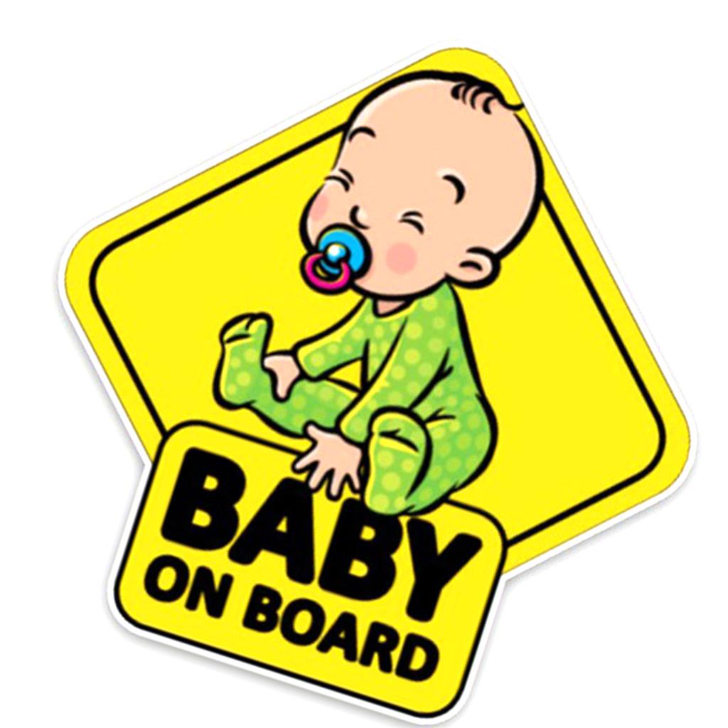 Baby on Board Warning Safety Sign Car Decal Vinyl Warning Sticker 15x15cm