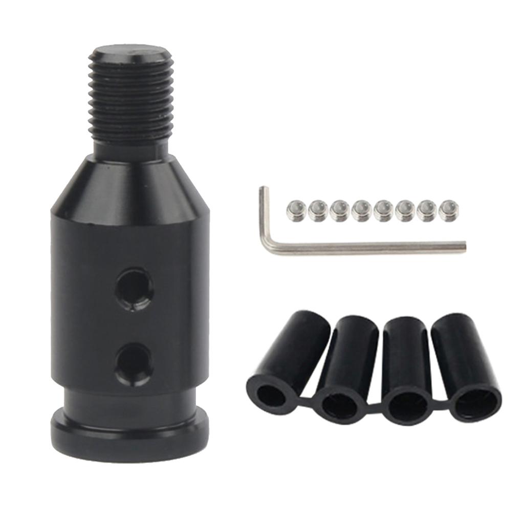 Aluminum Shift Knob Adapter for BMW/Mini Non Threaded Shifters Black