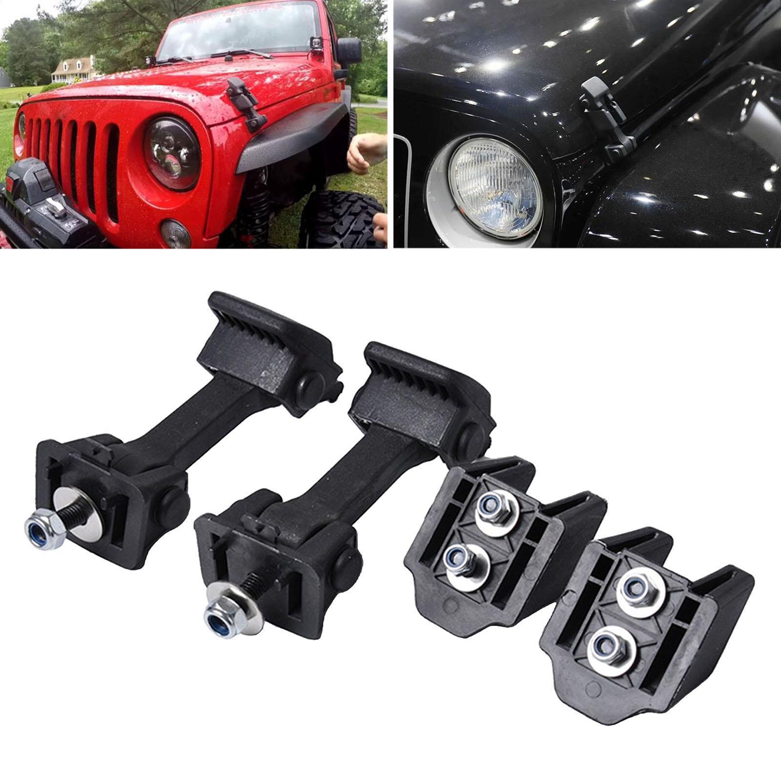Hood Latches Catch Release Kit Locking Hood for Jeep Accessories Parts