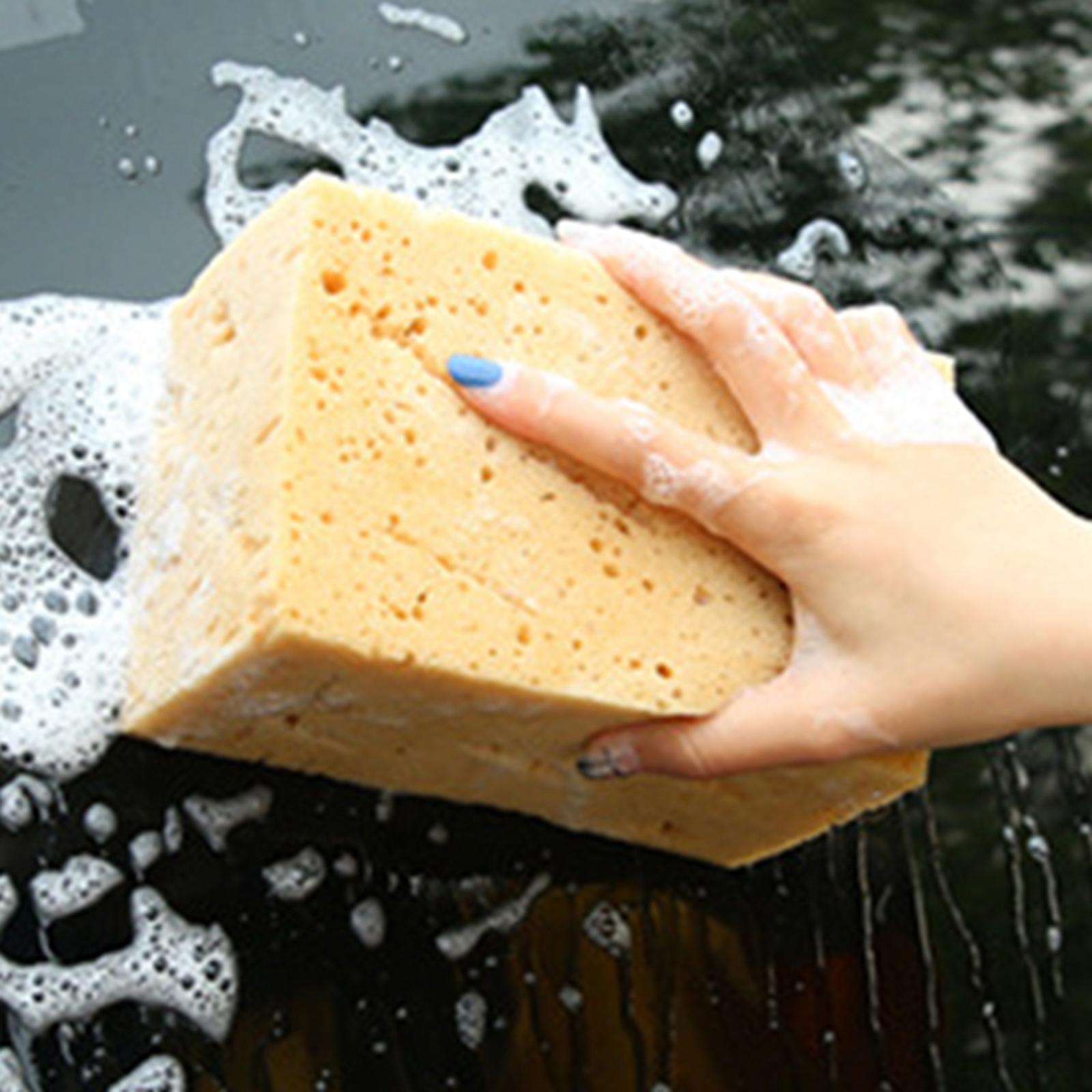 Car Wash Sponge Block Multi Use Easy Grip Supplies for Car Bathroom