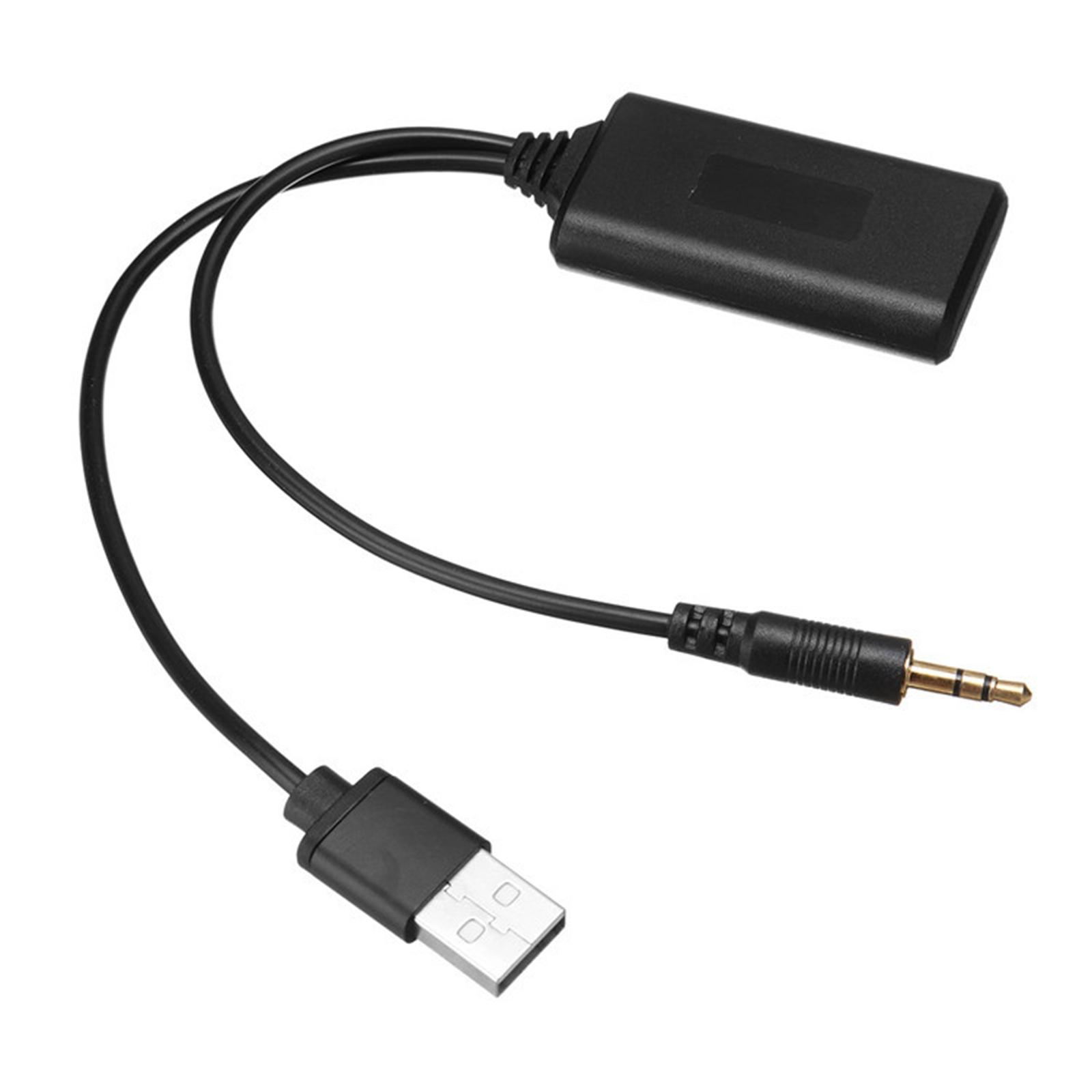 Car Bluetooth Radio Cable Adapter USB 3.5mm Plug for BMW E90 E91 E93