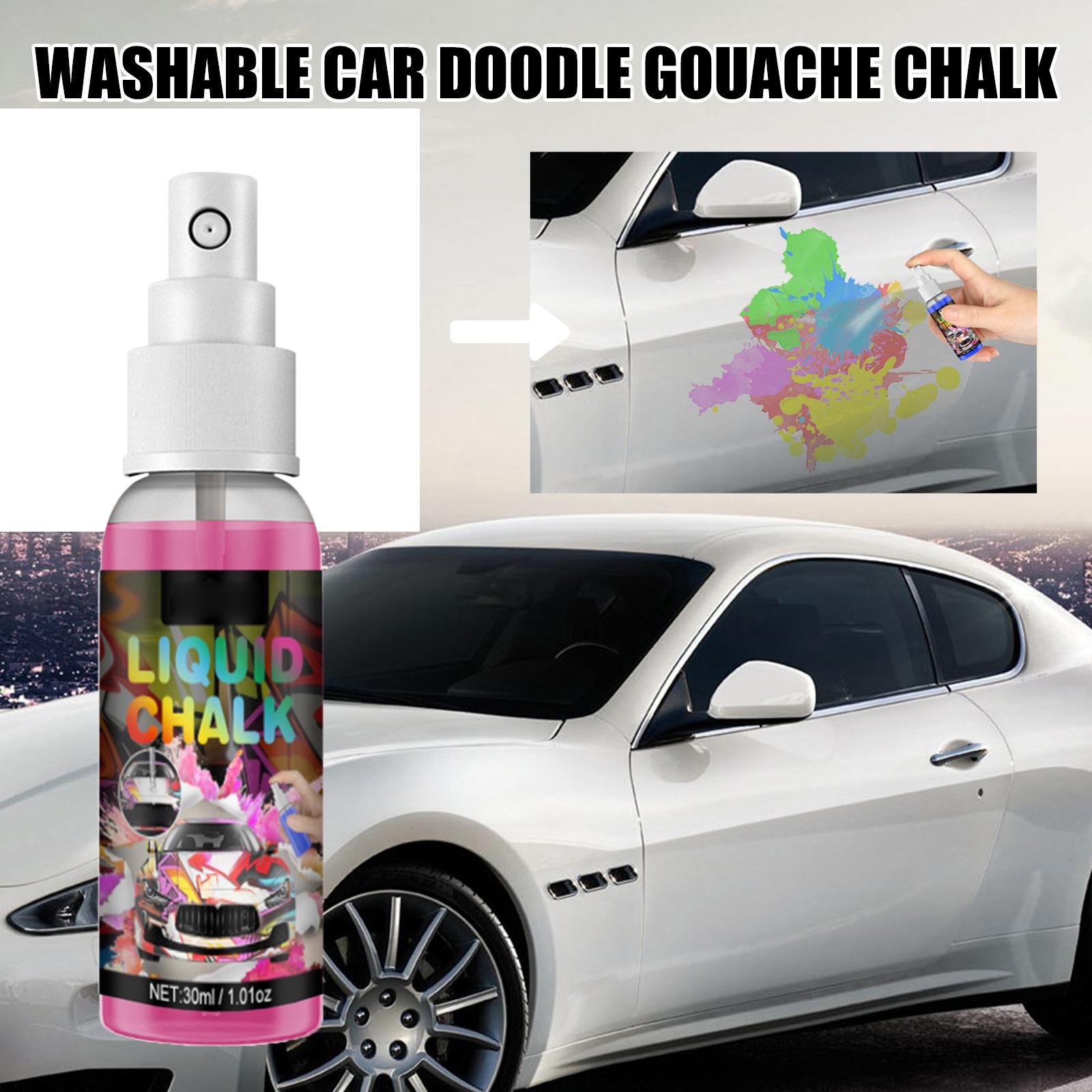 Graffiti Chalk Spray Paint Painting Washable for Concrete DIY Drawing Pink