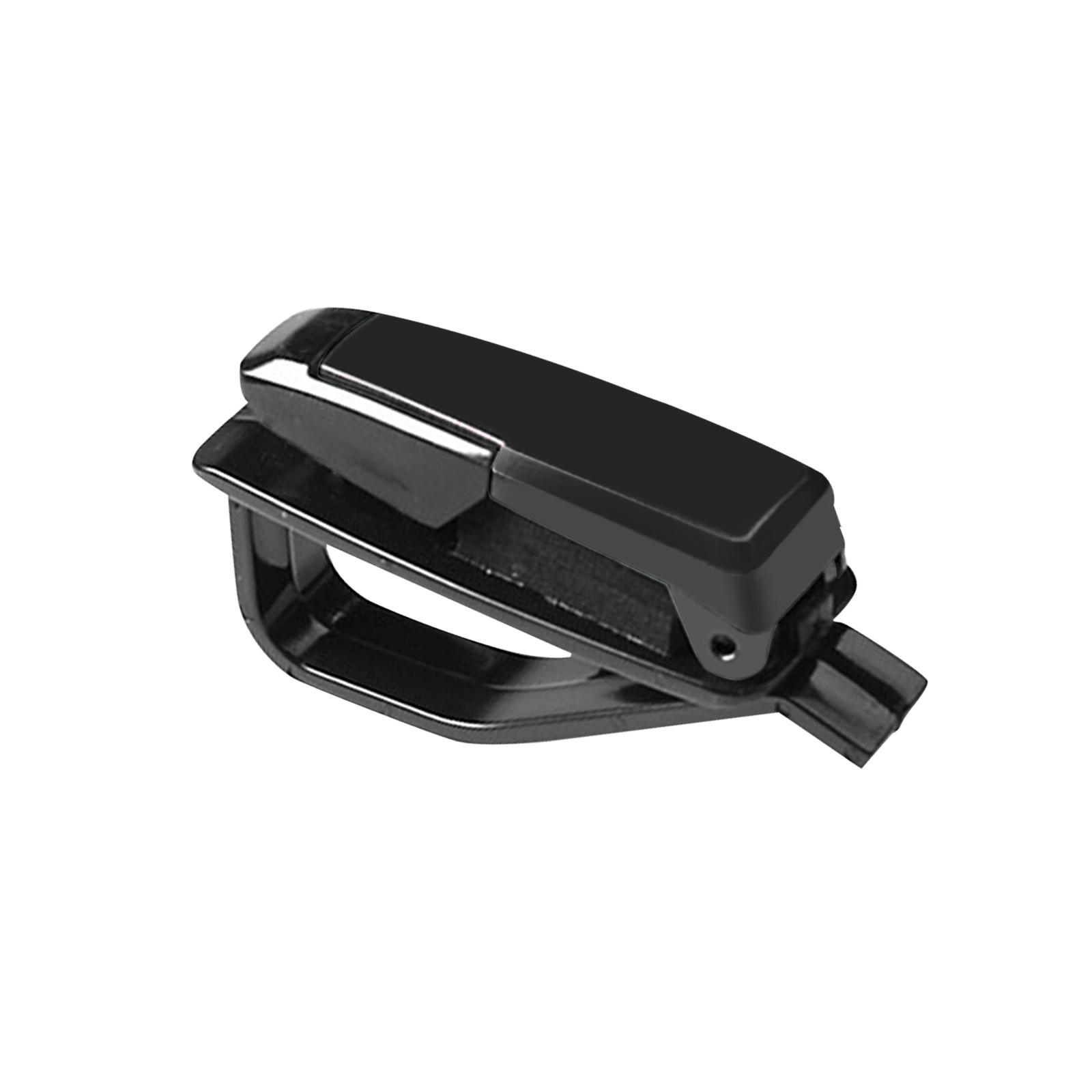 Car Sunglasses Holder Durable clip for Ticket black