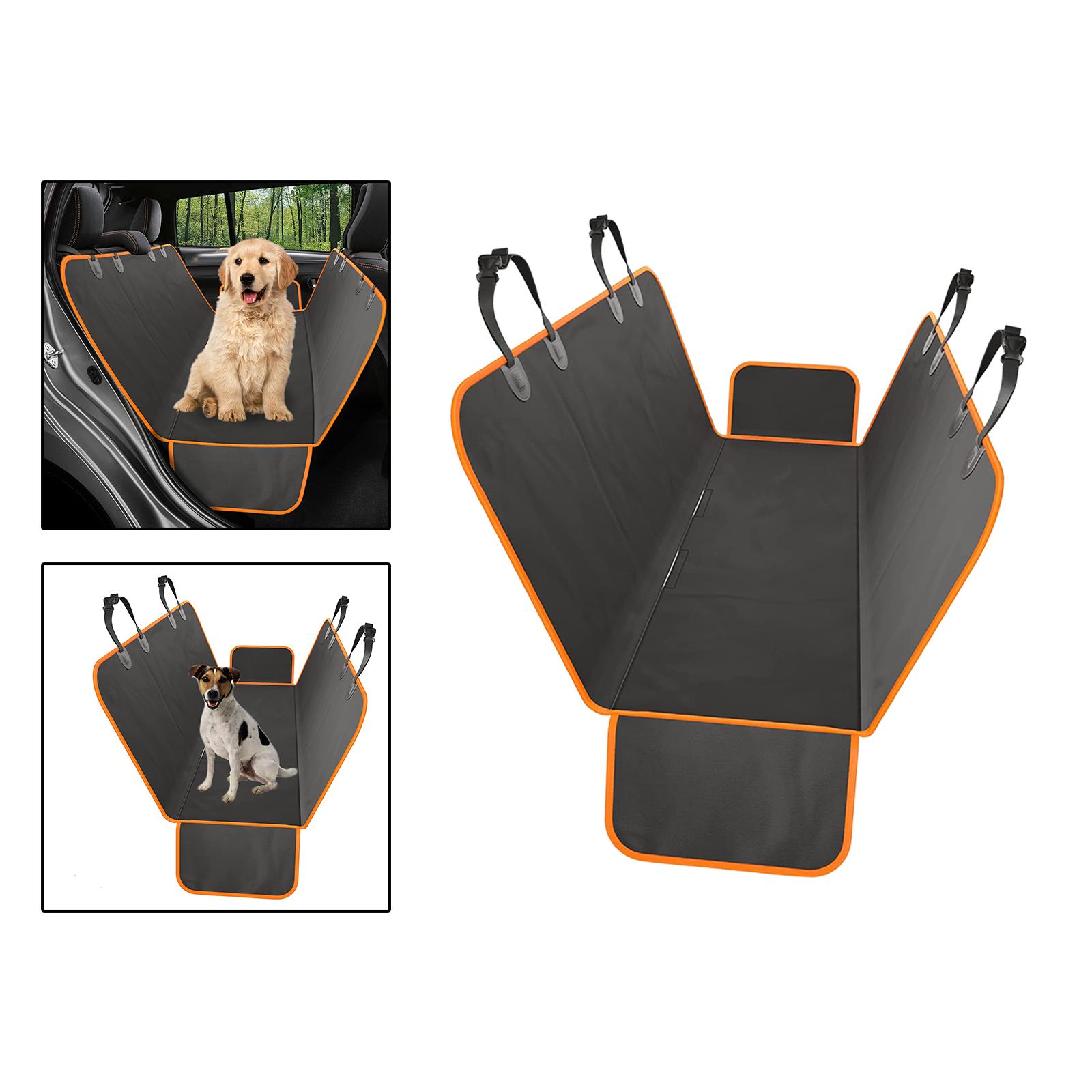 Universal Pet Dog Travel Mat Hammock Durable for Trucks Cars Outdoor Orange