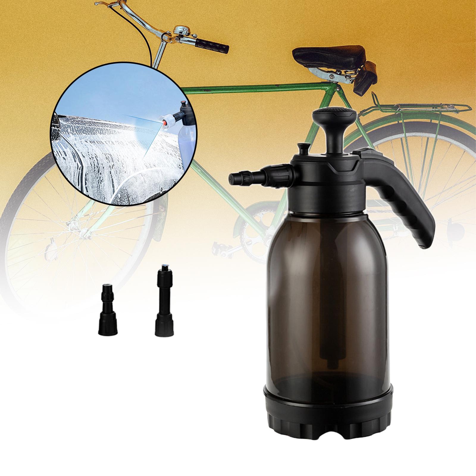 Foam Sprayer Watering Bottle 2000ml Manual Foaming Sprayer for Watering Black