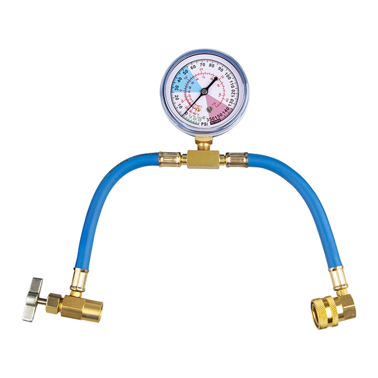 AC R134A Refrigerant Hose Pressure Gauge Kits, AC Charge Hose with Gauge