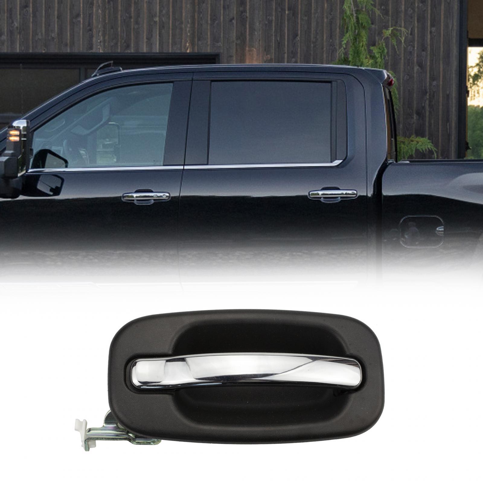 Car Exterior Door Handle Car Accessory for GMC Sierra 1500 3500 Durable Rear Left 15107655