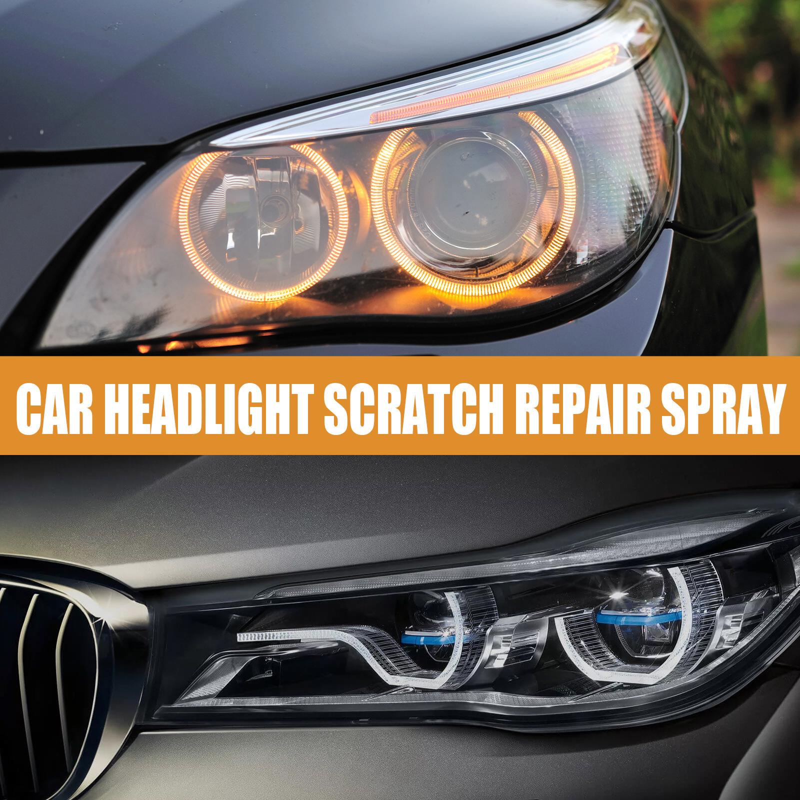 Car Headlight Renewal Polish Car Assecories Car Headlight Repair Fluid Spray 30ml Set