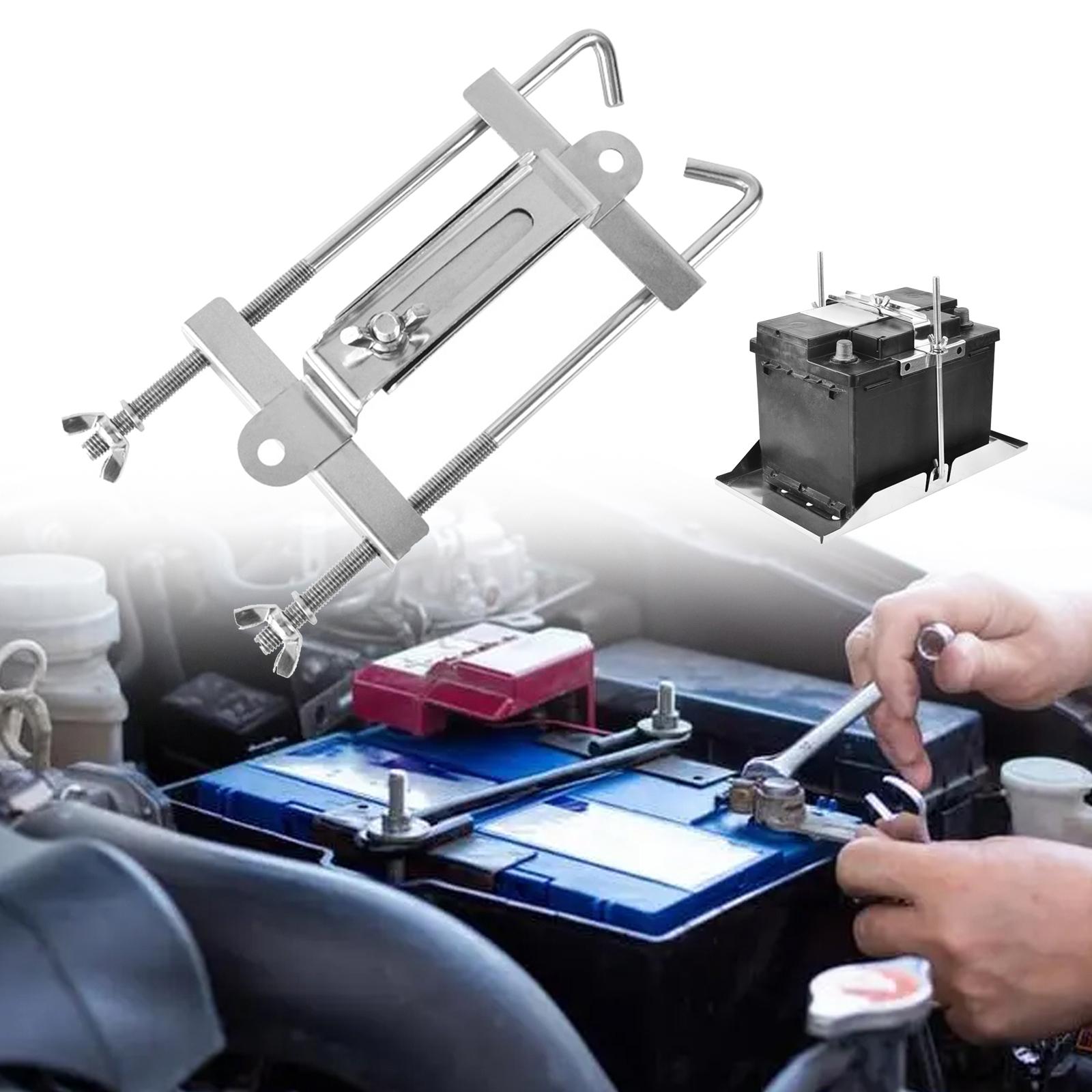 Generic Battery Hold Down Kit Convenient for Automotive Trucks Vehicles