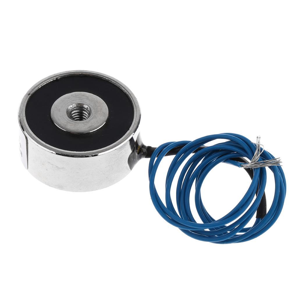 JJDD Electric Lifting Magnet 700 N Electromagnet Solenoid Holding Electromagnet Lift Magnets Lift Holding 12V DC 700N JJDD Electric Lifting Magnet 700 N Electromagnet Solenoid Holding Electromagnet Lift Magnets Lift Holding 12V DC 700N