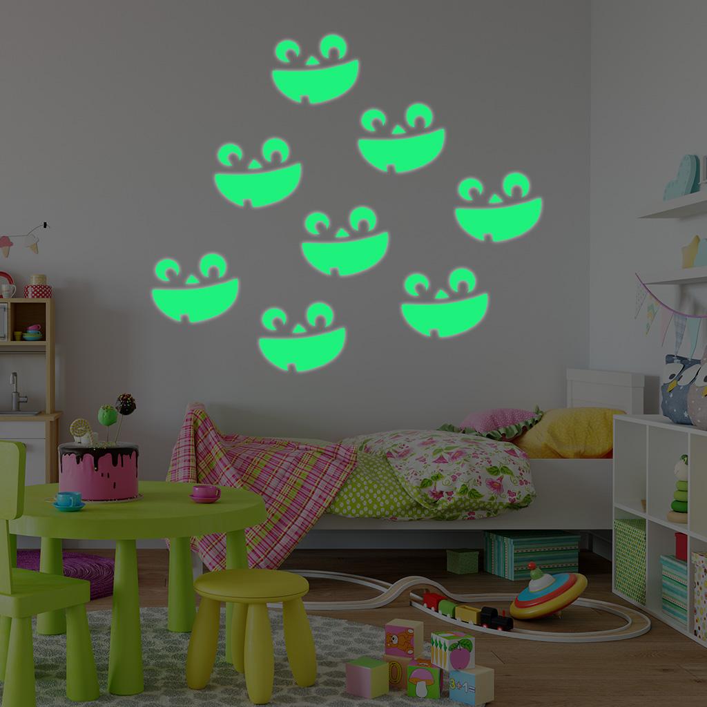 Luminous Fluorescent Sticker Wall stickers Smile