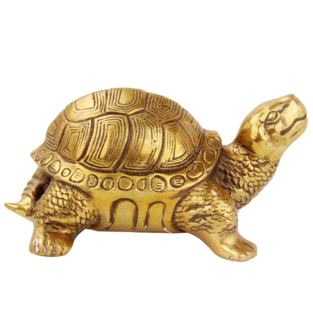 Traditional Chinese Feng Shui Lucky Money Blessed Mascot Figurines Turtle