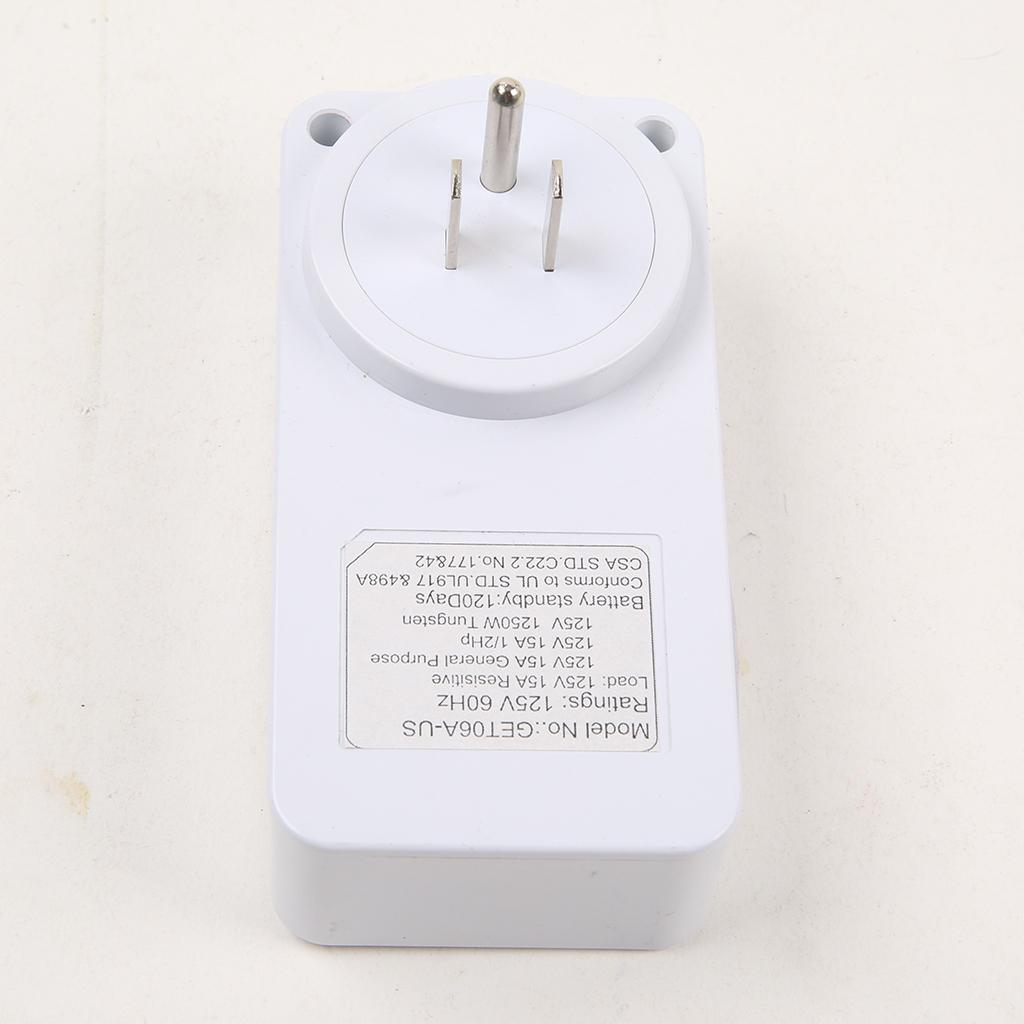 Weekly Programmable Outlet Wall Switch LCD Digital Plug-in Timer Switch C