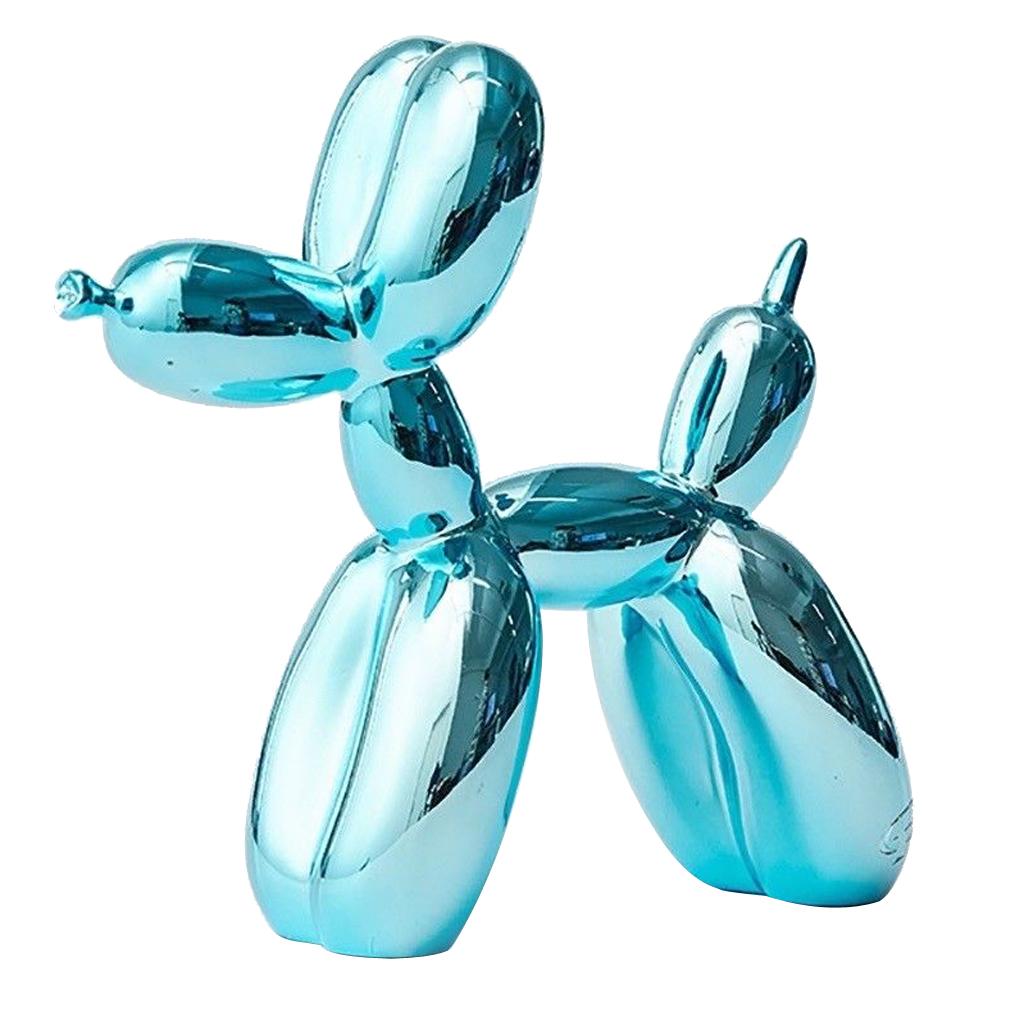 Nordischen stil Harz Ballon Hund Tierfigur Statue Tischplatte Ornament