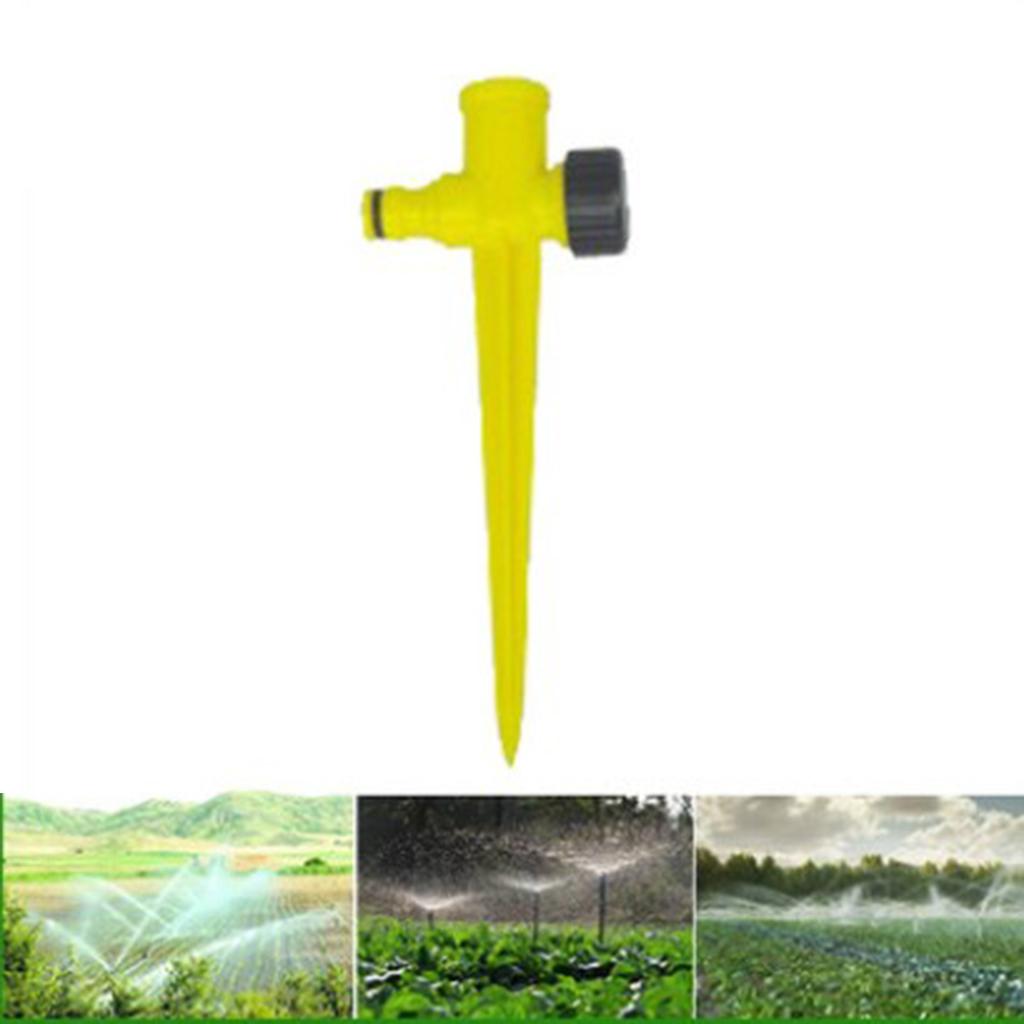Garden Spray Insertion Assembly Watering Sprinkler Irrigation System Yellow