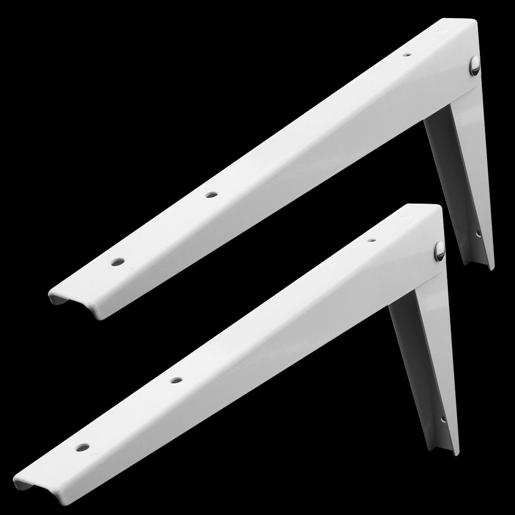 2pcs Thickened Steel Angle Fasteners Bracket Straight Angle 12 inch