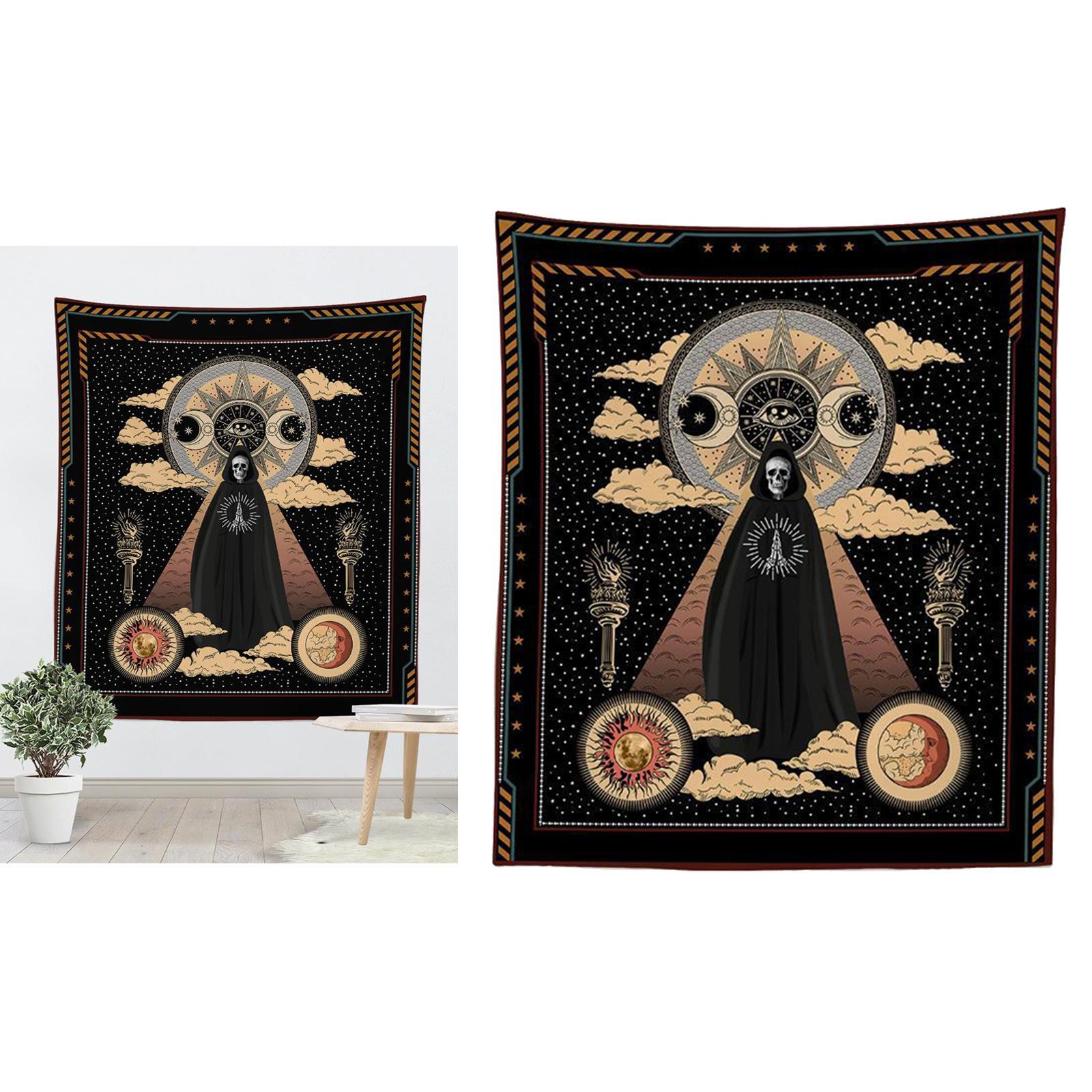 Garden Tapestry Moon Tapestries Flower Vine Wall Tapestry Style2 150x200cm