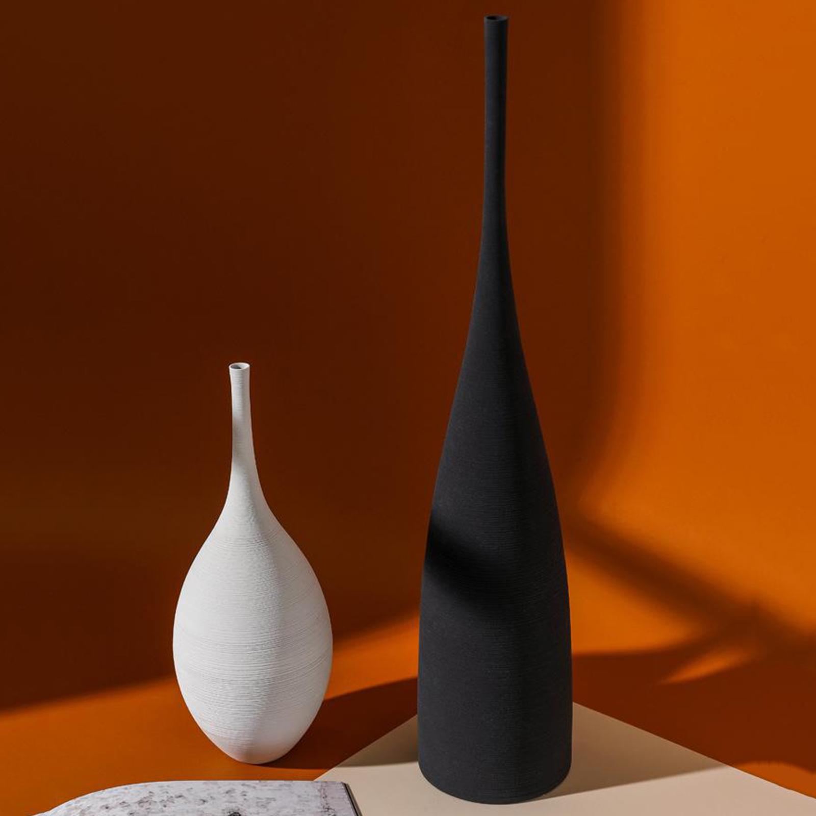 2pcs Minimalism Flower Vase Zen Bud Vase Tabletop Centerpiece Vases